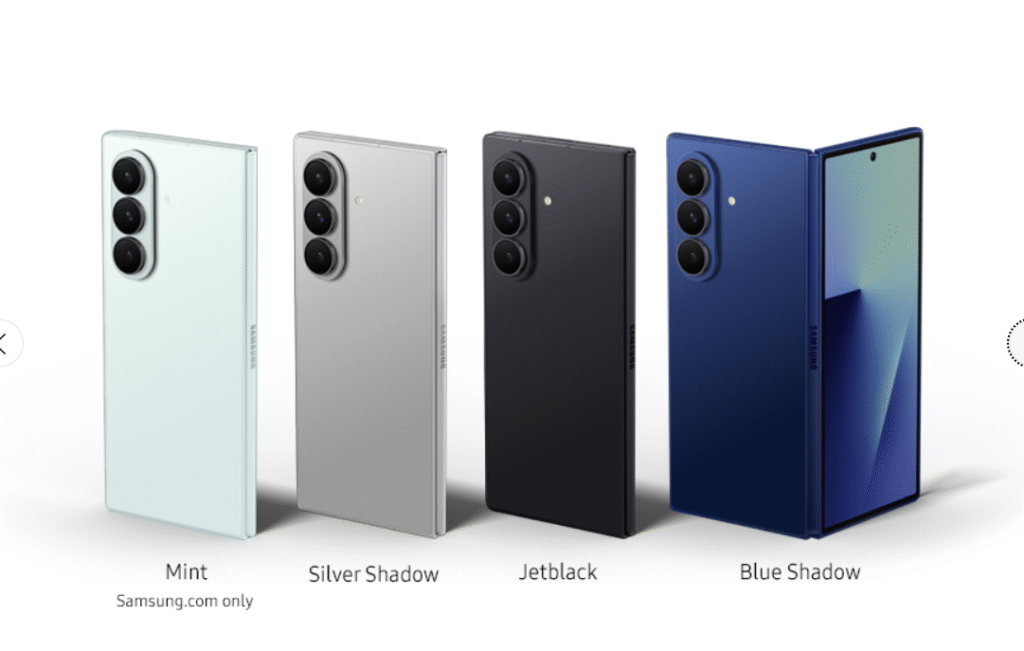 Samsung Galaxy Z Fold 7's specifications