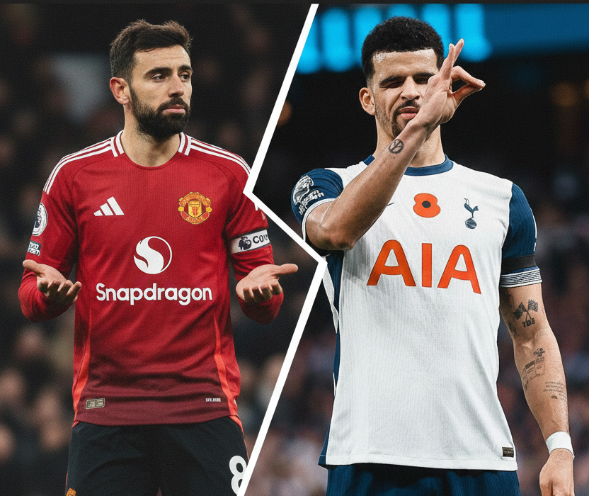 Manchester United and Tottenham