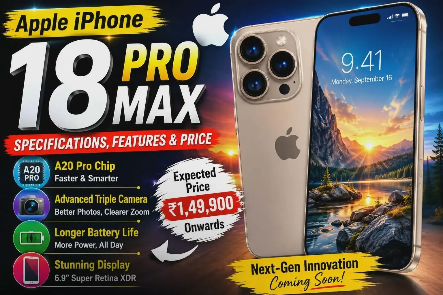 iPhone 18 Pro Max Expected: Specs, Price, and Upgrades