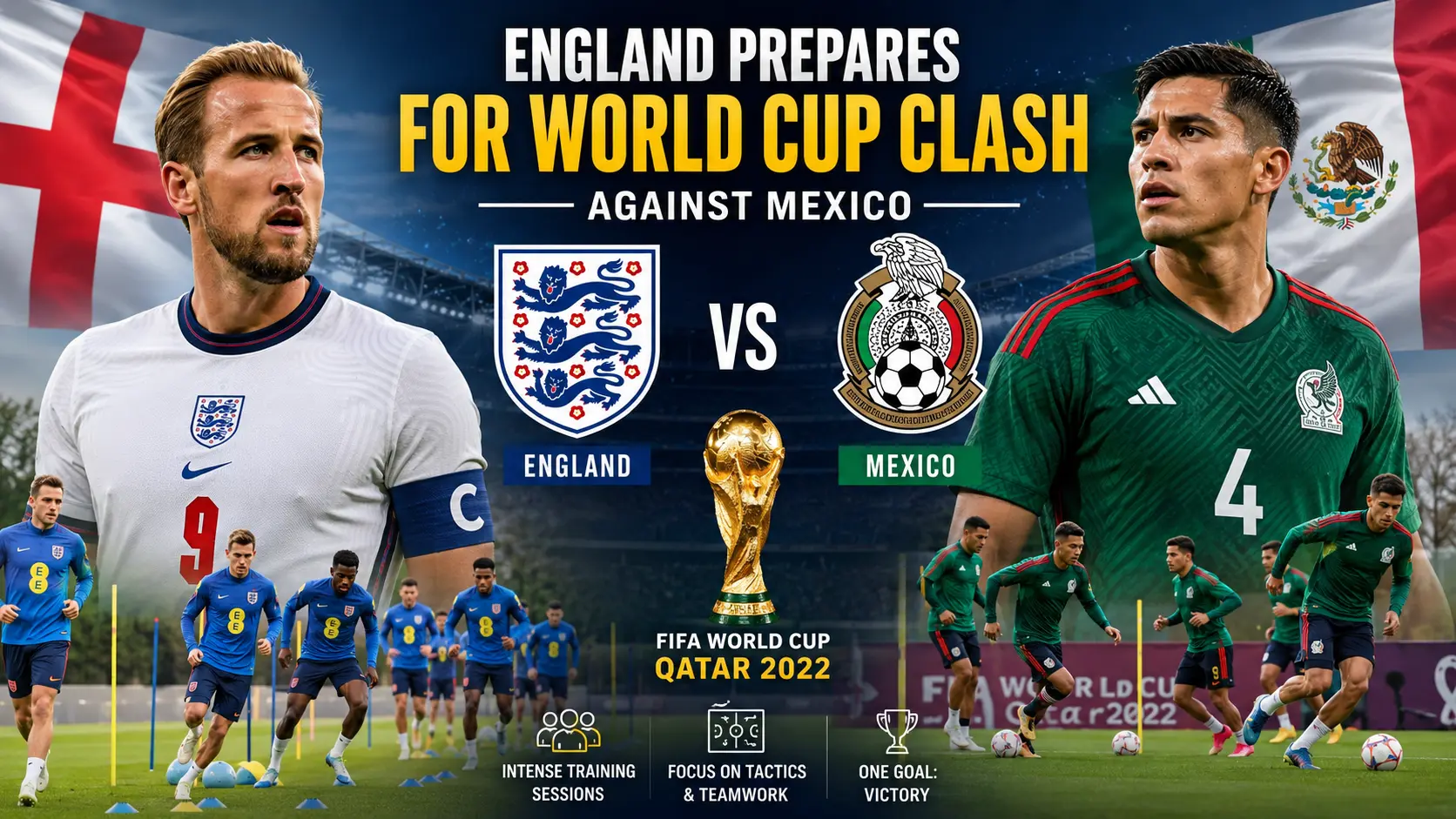 World Cup Showdown: England vs. Mexico