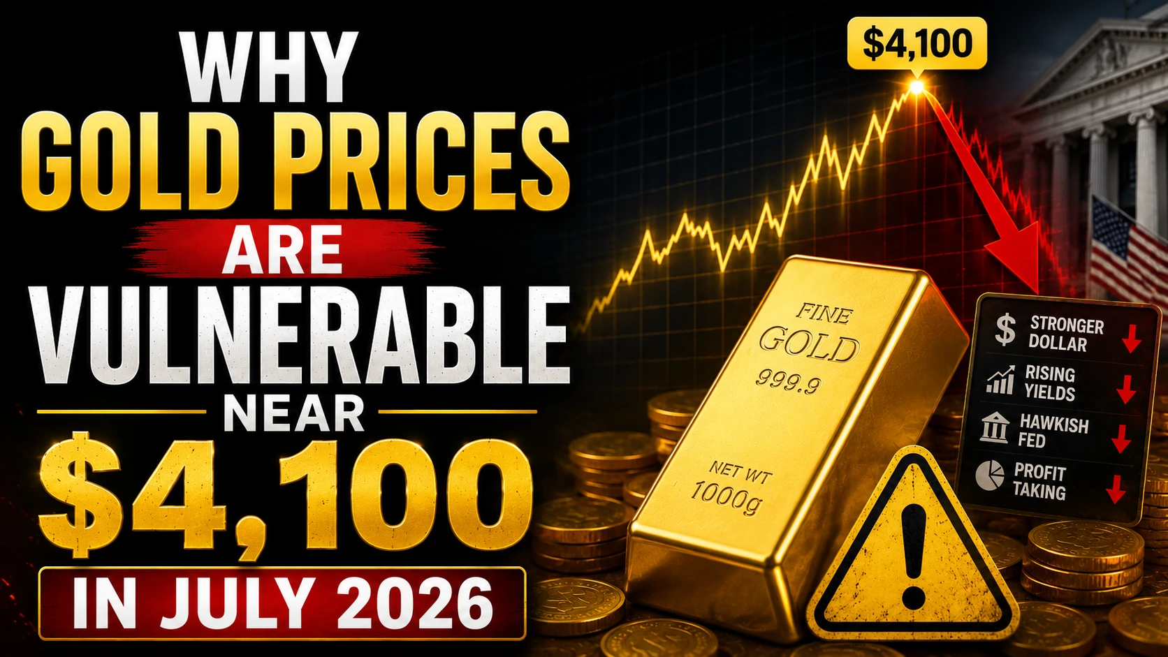 Why Gold Prices Are Vulnerable Near $4,100 in July 2026