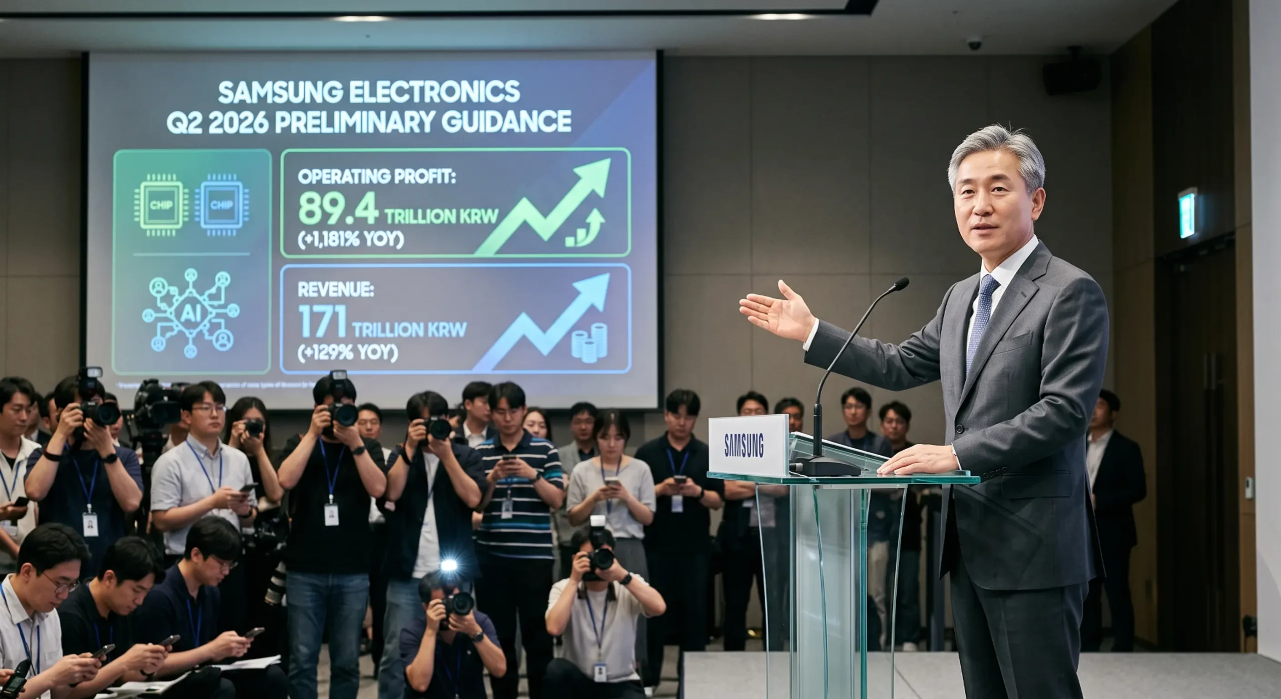 Samsung Electronics Announces Earnings Guidance for Second Quarter 2026